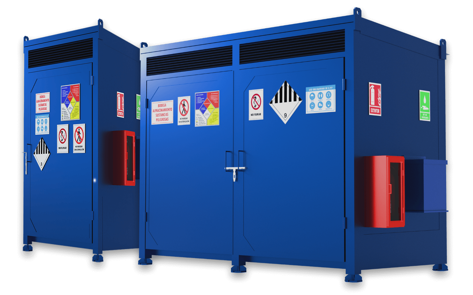 Bodegas con estanterías Suspel/Respel